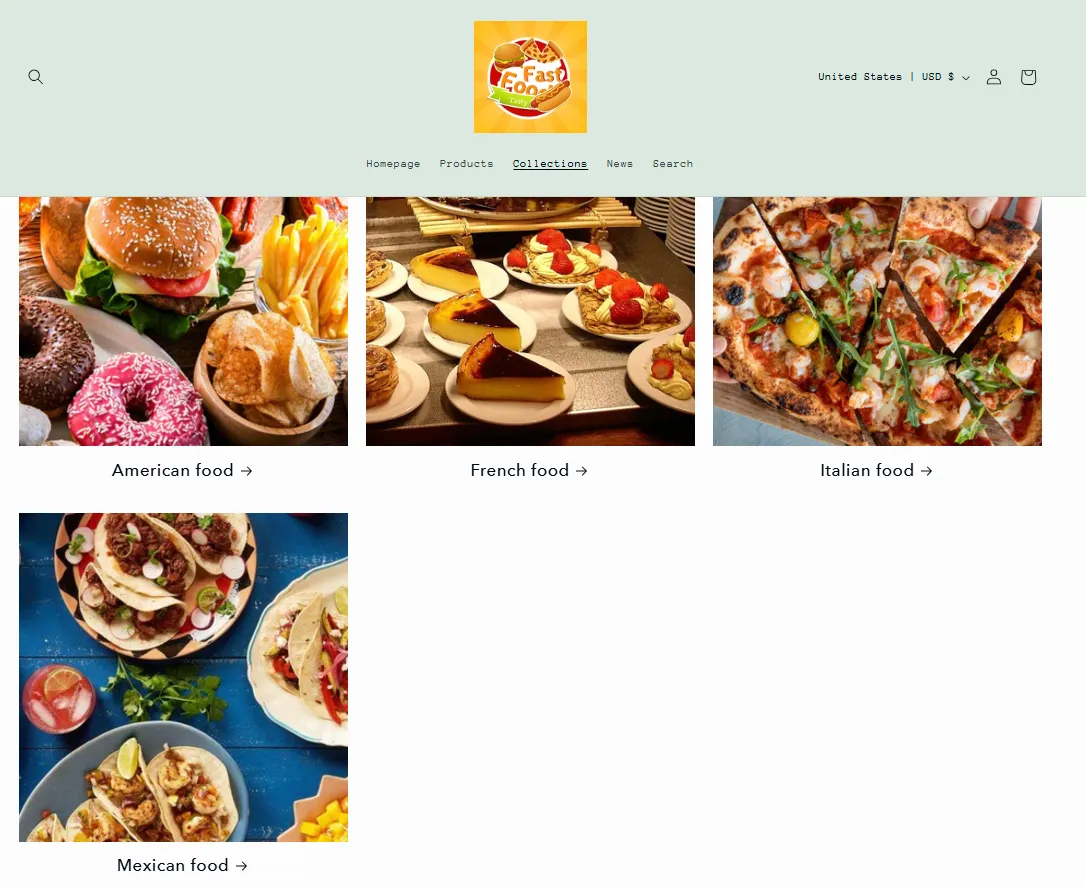 A Shopify Collection page is basically a way to group similar products 
